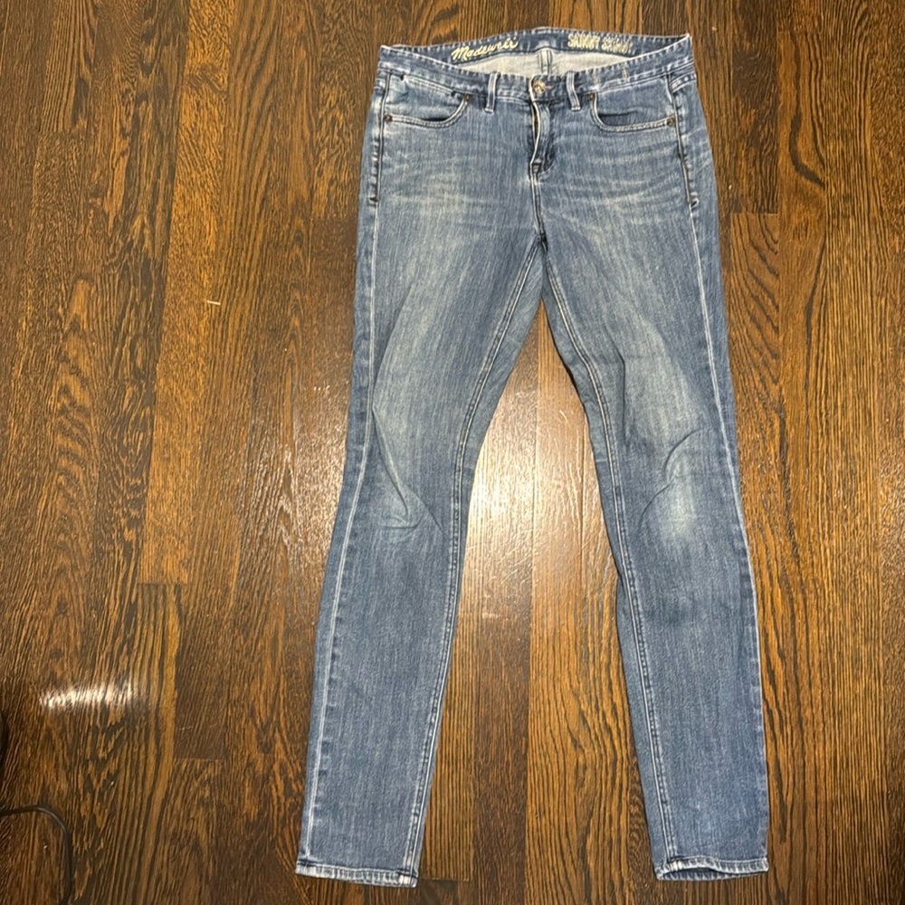MADEWELL skinny skinny blue jeans, size 29